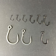 SINGLE HOOK WITH PINS